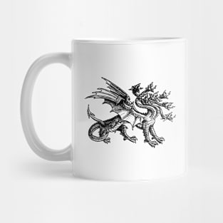 Medieval Heraldic Hydra Mug